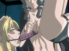 A Busty Hentai Servant Receives Anal Penetration With A Strapon