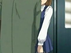 A Random Person Ejaculates On A Manga Schoolgirl