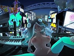 Marina From Splatoon Receives Anal Sex From Manyakis In A Looping Video
